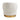Backrest Of Linen Fabric Accent Chair With Gold Base & Custom Options