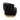 Side Profile Of Liam Black Velvet Accent Chair