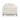 Backrest of Franco White Boucle Accent Chair For Living Room