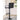 Black bar stool with armrests