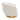 Side View Of Boucle Fabric Accent Chair