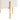 Ivory Linen Ottoman with Polished Gold Legs