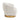 Side Profile Of Liam Linen Fabric Accent Chair