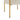 Leg View Of Mallory Ivory Linen Accent Chair with Brushed Gold Frame