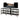 Black glass TV stand