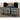 Modern 59” Wide Black Glass TV Stand