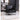 Black leather accent for modern living room