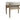 Salina Grey Linen Polyester Fabric Ottoman