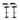 Set Of Two black bar stools with adjustable seats