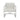 White Faux Leather Accent Chair with Steel Frame