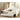 White upholstered day bed with trundle
