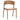 Wooden chair on a white background