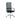 Black office chair with mesh backrest on a white background