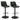 Kosi Faux Leather Bar Stools Set of 2 – Swivel, Tufted, Modern Style