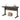 Dark wood desk on a white background