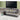 Gray TV stand with a television For Living room