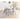 Dining table set with light grey velvet chairs
