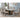 Rubber wood Dining room set with marble table and wooden chairs