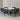 7 Piece Dining Table Set – White Marble Top Table & Charcoal Chairs
