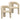 Amara Modern Dining Chair -Chenille Fabric - Set of 2