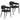 Archer Modern Fabric Dining Chairs Set of 2