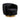 Aspen Black Velvet Accent Chair with Customizable Gold or Wood Base For Living Room