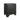 Ava Black two-drawer nightstand 