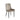 Beige upholstered chair with black legs 