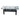 Black Glass coffee table with black decorative patterns 