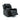 Black leather recliner chair 