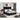 Black Velvet Platform Bed 