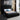 Black Velvet Queen Storage Bed with Tufted Headboard 