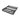 Black metal folding bed