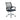 Black office chair with mesh backrest on a white background