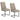 Brodi Modern Dining Chairs Set of 2 – Chenille Fabric