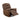 Brown leather recliner chair