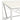 Close-Up Of Carole Faux Marble Coffee Table with Stainless Steel Frame 
