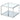 Casini Modular Glass Coffee Table – Square Design in Chrome or Gold