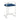 Coralie Blue Velvet Counter Stool – Modern Luxe Seating
