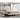 Queen Platform Bed with Creme Velvet 