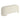 Cybil Modern Storage Ottoman in Ivory
