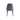 Back of dark grey dining chair