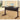 Dark wood desk 
