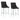 Devo Black Faux Leather Counter Stools With Chrome Legs – Set of 2