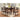 Dining room set with a Espresso wood table and 6 chairs
