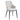 Beige chair with black legs on a white background