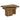 Draco 2pc Solid Wood Coffee Table Set - Nesting Triangular Tables
