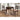  Drop Leaf Dining Set with  Fabric Cushioned Chairs
