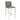 Emario Leatherette Counter Stool in Grey with Polished Steel Legs