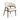 Erica Modern Taupe Leather Dining Chair With Walnut Wood Legs